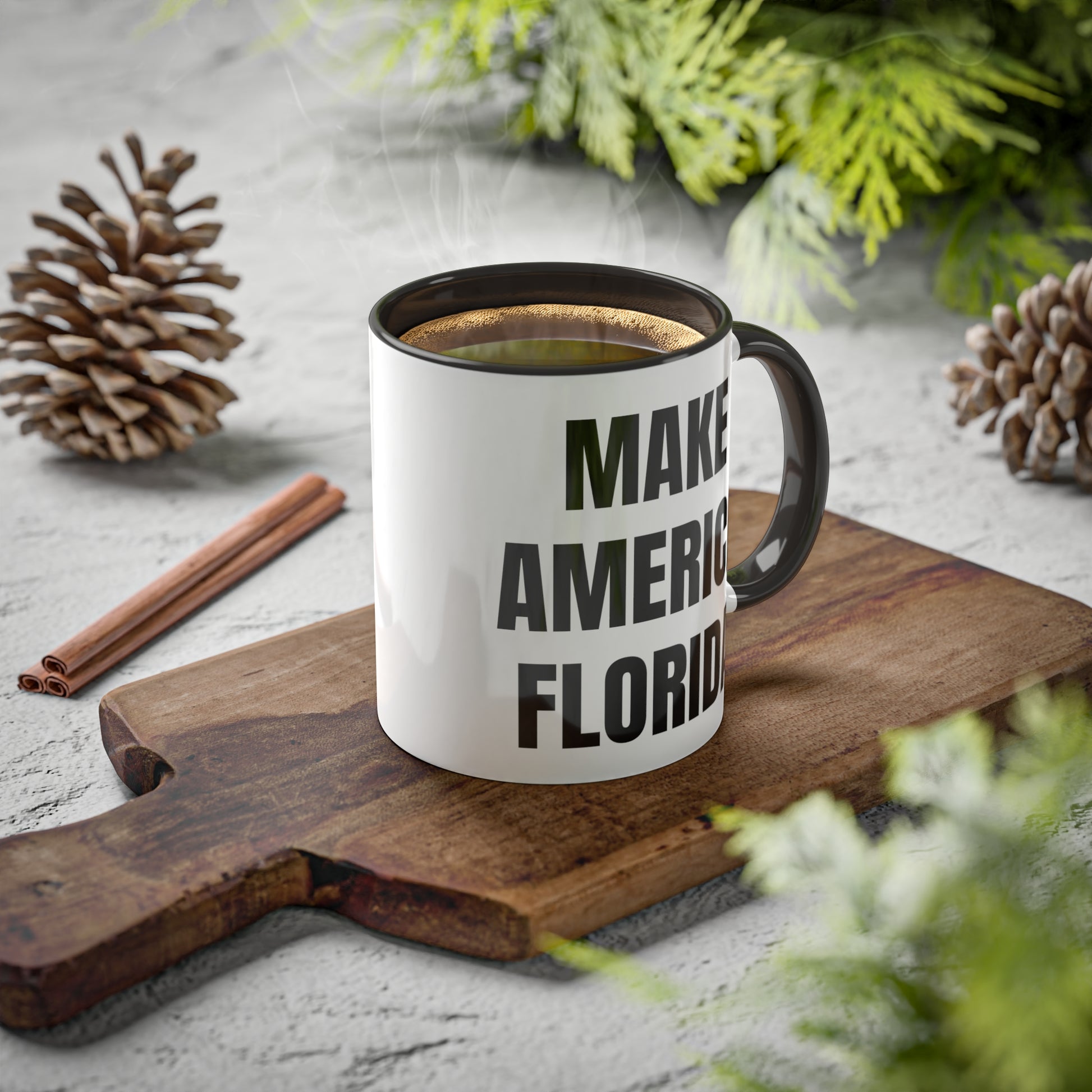 "Make America Florida" Funny Political Mug, Sarcastic Coffee Cup, Humorous Office Gift, Unique Statement Drinkware, USA Politics Humor - News For Reasonable People