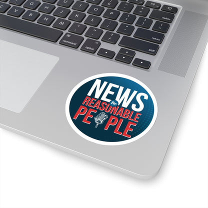 News For Reasonable People Kiss-Cut Stickers - News For Reasonable People