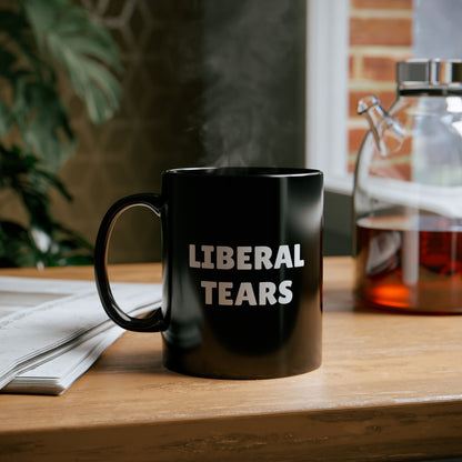 Liberal Tears 11oz Black Mug - Reasonable TV