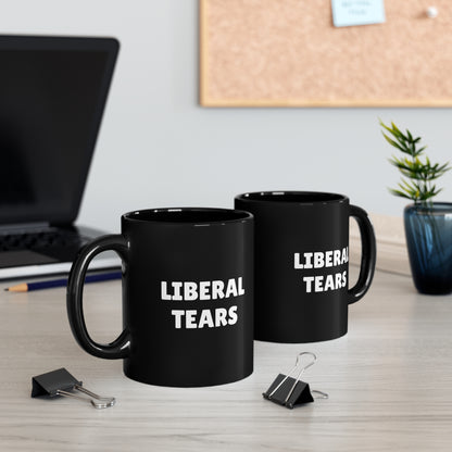 Liberal Tears 11oz Black Mug - Reasonable TV